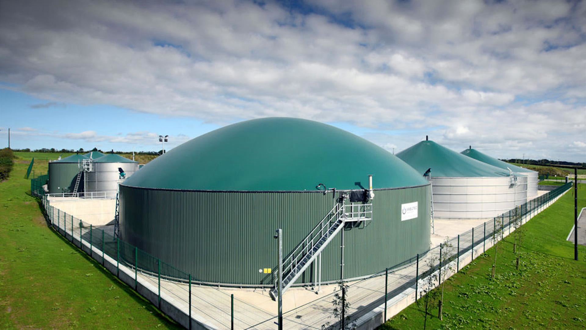 Biogas energy plant